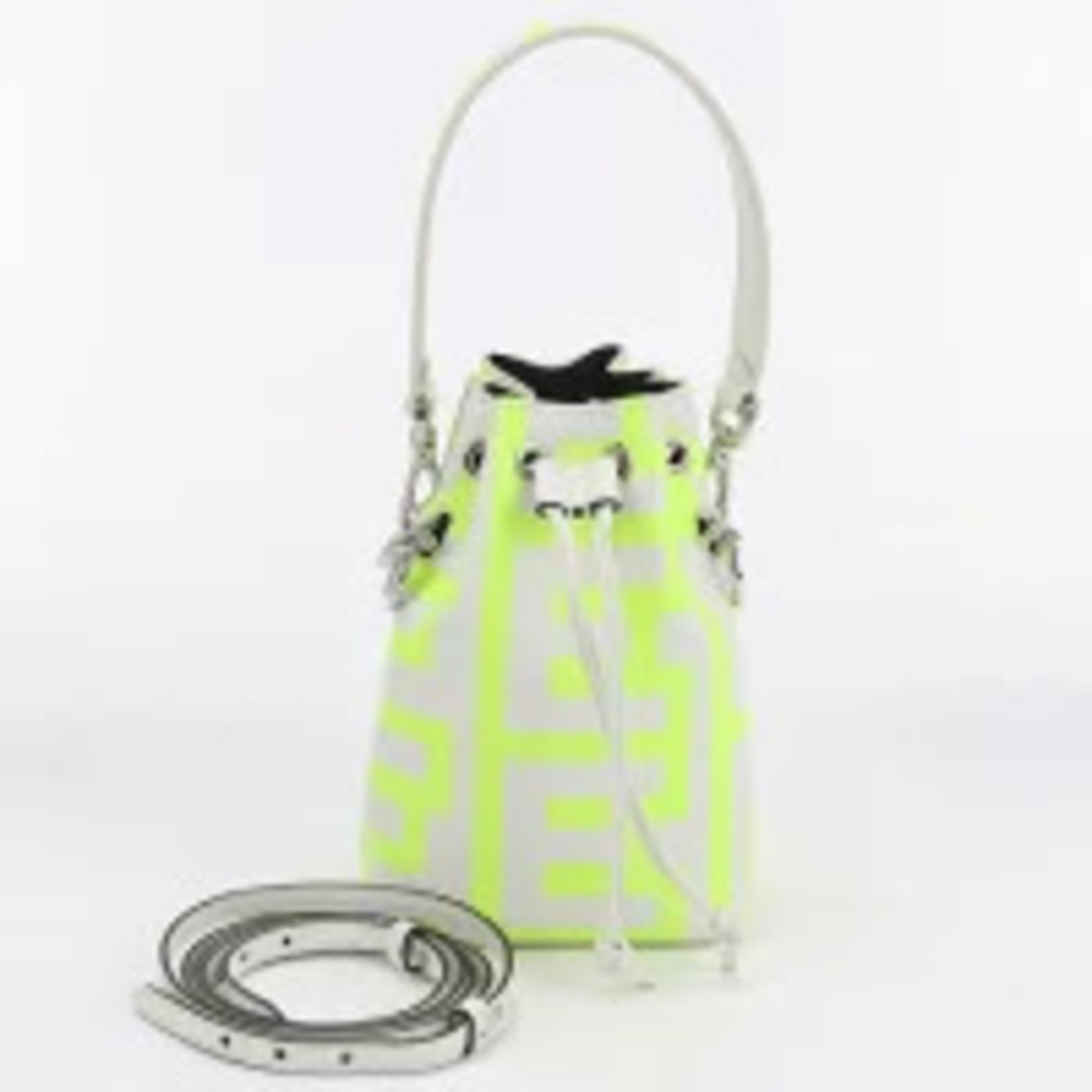 Fendi Crossbody Bag Montresor Leather White
